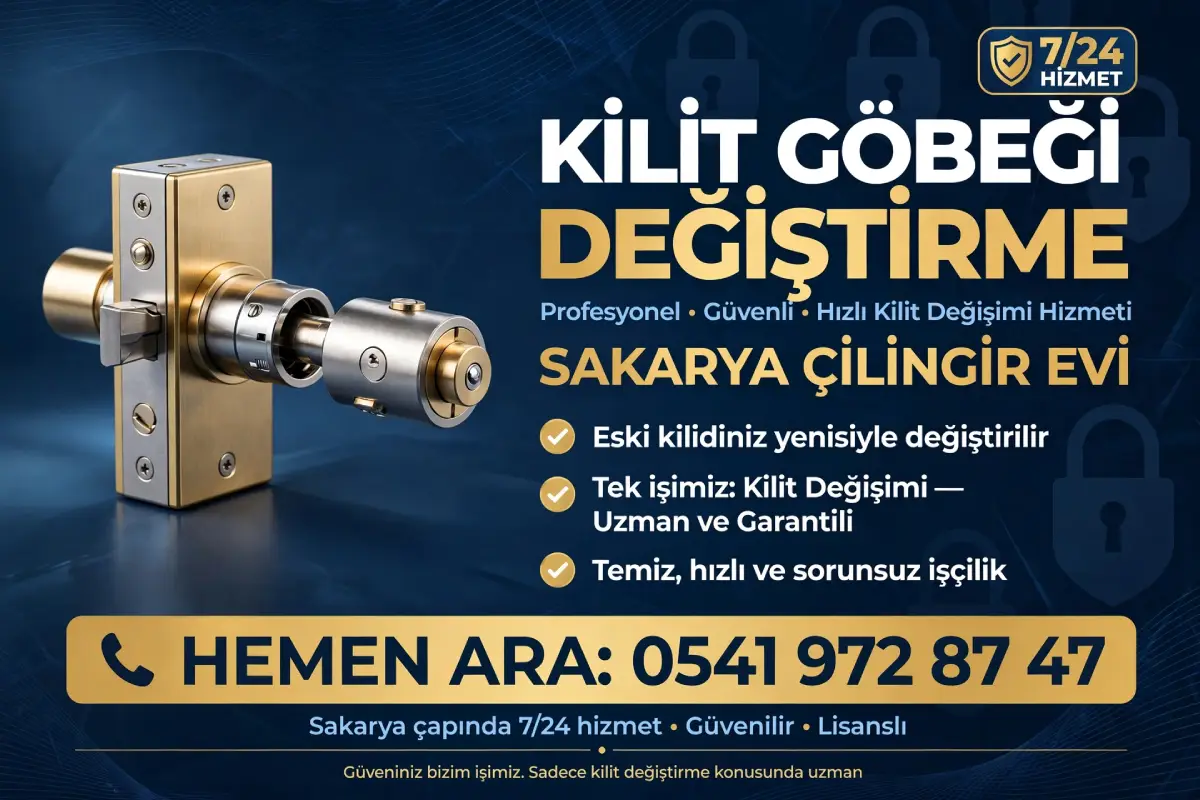 Sakarya Kilit Göbeği Değiştirme ve Barel Değişimi Servisi